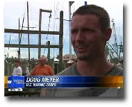 Doug Meyer of Cape Coral - US Marine on Leave Fort Myers Beach