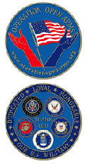 Operation Open Arms Coin